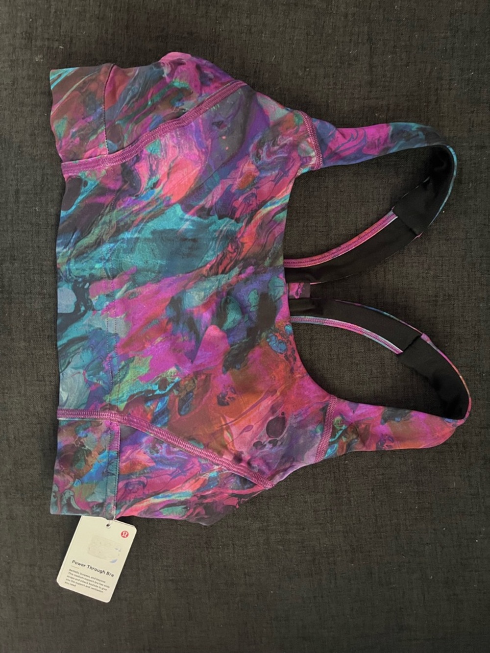 NWT Lululemon Multicolor Sports Bra